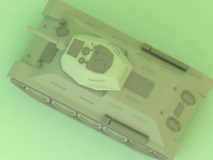 tank t34 3D Model