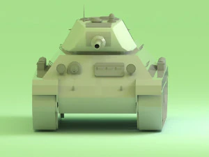 tank t34 3D Model