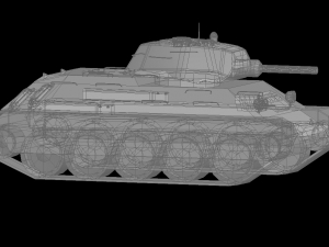 tank t34 3D मॉडल