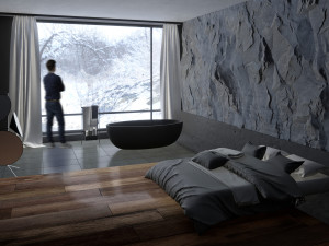 the interior of the room 3D Model