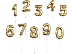 balloons numbers 3D Model
