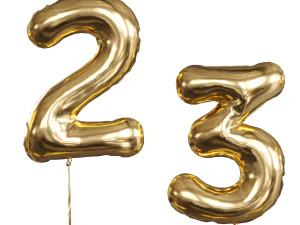 balloons numbers 3D Model