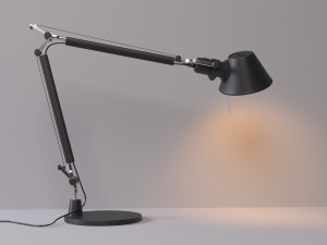 table lamp artemide tolomeo 3D Model