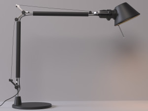 table lamp artemide tolomeo 3D मॉडल