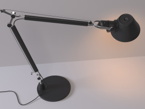 table lamp artemide tolomeo 3D मॉडल