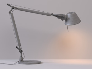 table lamp artemide tolomeo 3D मॉडल