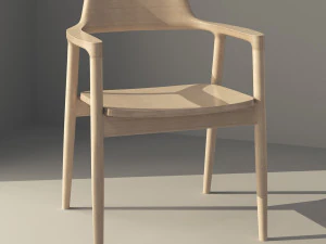 chair hiroshima armchair 3D Model
