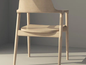 chair hiroshima armchair 3D Model