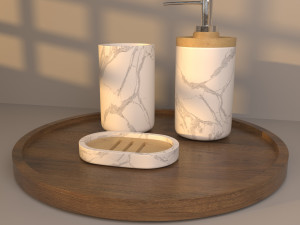 bathroom accessories 3D Model