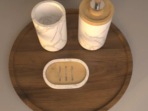 bathroom accessories 3D Model