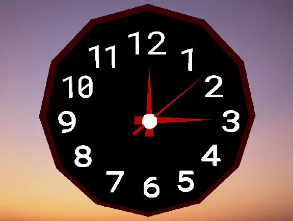clock 3D Model .c4d .max .obj .3ds .fbx .stl .blend 