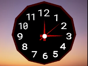 rel&oacute;gio Modelo 3D