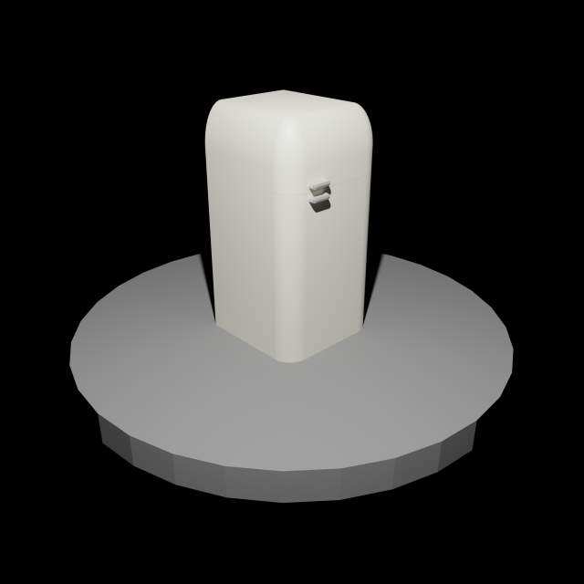 low poly refrigerator Modello 3D .c4d .max .obj .3ds .fbx .stl .blend 