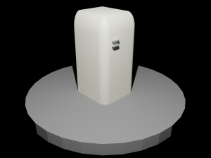 low poly refrigerator 3Dモデル