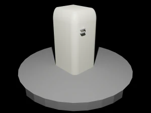 लो पॉली रेफ्रिजरेटर 3D मॉडल