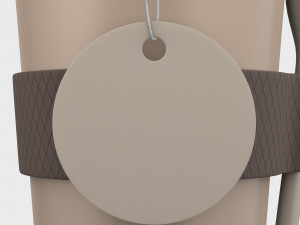thermo cup with a spoon 3Dモデル