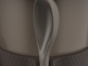 thermo cup with a spoon 3Dモデル