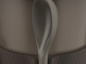 thermo cup with a spoon 3D Model