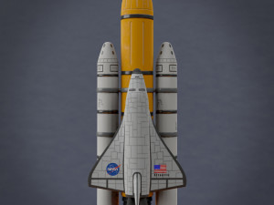 shuttle night light 3D Model