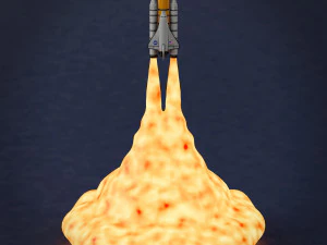 shuttle night light 3D Model