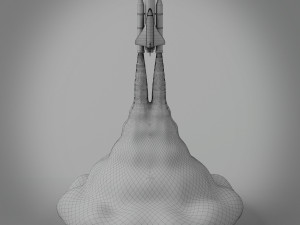 shuttle night light 3D Model