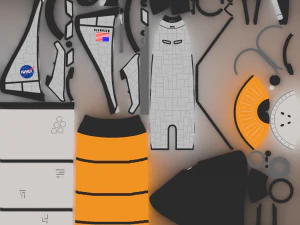 shuttle night light 3D Model