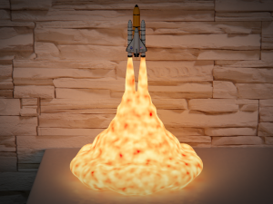 shuttle night light 3D 模型