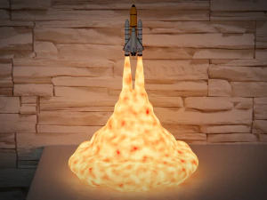 Shuttle-Nachtlicht 3D Modell