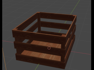 wooden box 3D Model