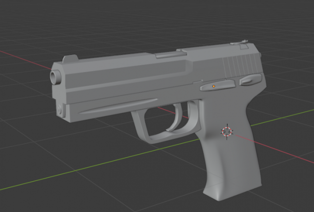 usp without textures Modèle 3D .c4d .max .obj .3ds .fbx .stl .blend 