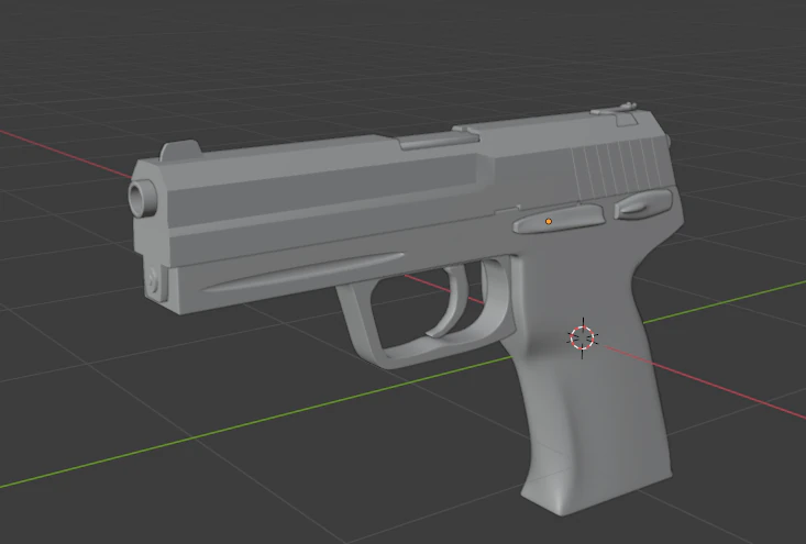 usp without textures 3D Model .c4d .max .obj .3ds .fbx .stl .blend