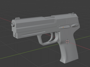 usp without textures 3D Модель