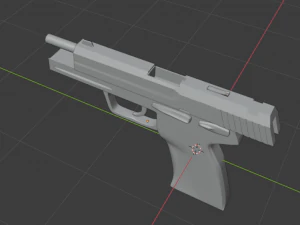 usp without textures 3D Model