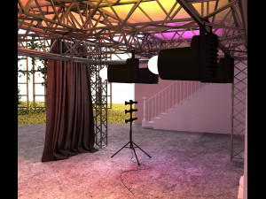cultural-bisiness center Model 3D