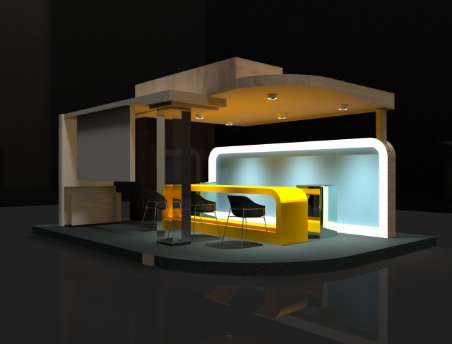 exhibitions Model 3D .c4d .max .obj .3ds .fbx .stl .blend 
