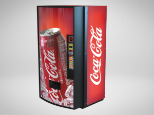 cans coke machine 3D Models