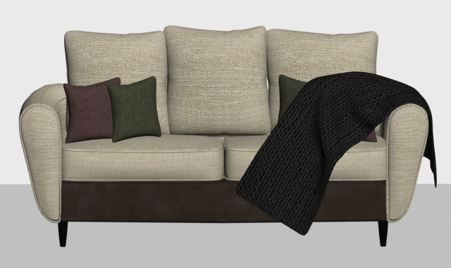 sofa furniture 3D 모델 .c4d .max .obj .3ds .fbx .stl .blend