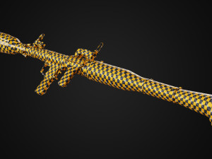 RPG-7 rocket launcher game ready asset 3D Model