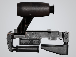 Panzerfaust 3 rocket launcher game ready asset 3D Модель