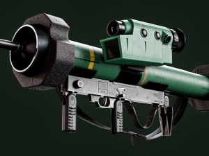 RGW 90 Rocket Launcher game ready asset 3D Model