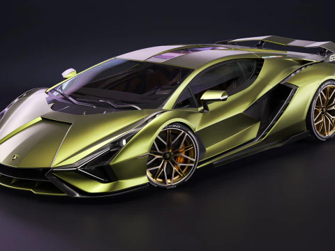 Lambo rghini sian 3D Model