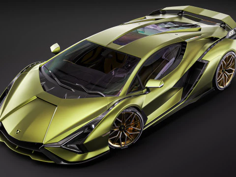 Lambo rghini sian 3D Model