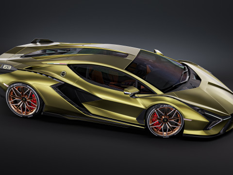 Lambo rghini sian 3D मॉडल