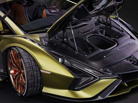Lambo rghini sian 3D मॉडल
