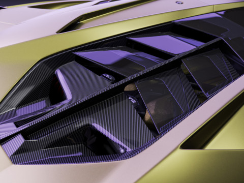 Lambo rghini sian 3D मॉडल