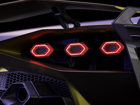 Lambo rghini sian 3D मॉडल