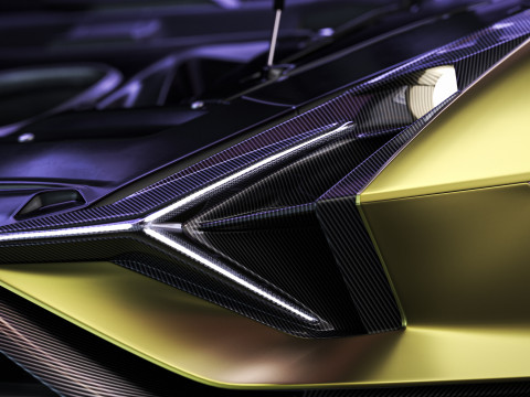 Lambo rghini sian 3D मॉडल