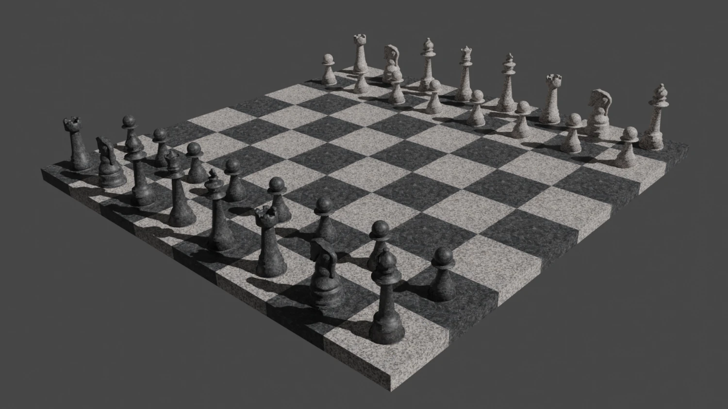chess 3D Model .c4d .max .obj .3ds .fbx .stl .blend 