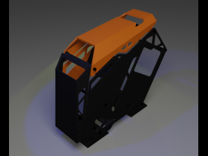 computer case gaming low-poly 3D Модель