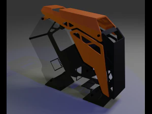 コンピューター ケース ゲーム ローポリ 3Dモデル